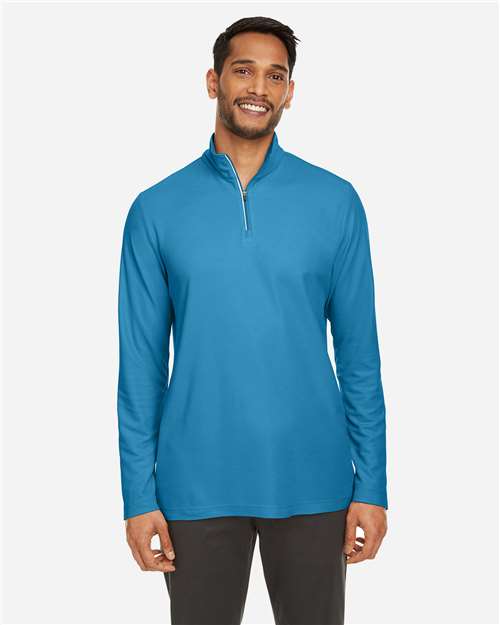 CORE365 Men's Fusion ChromaSoft™ Pique Quarter-Zip Pullover