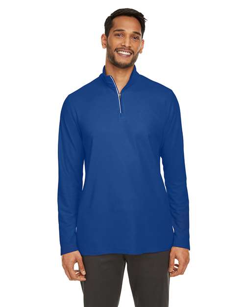 CORE365 Men's Fusion ChromaSoft™ Pique Quarter-Zip Pullover