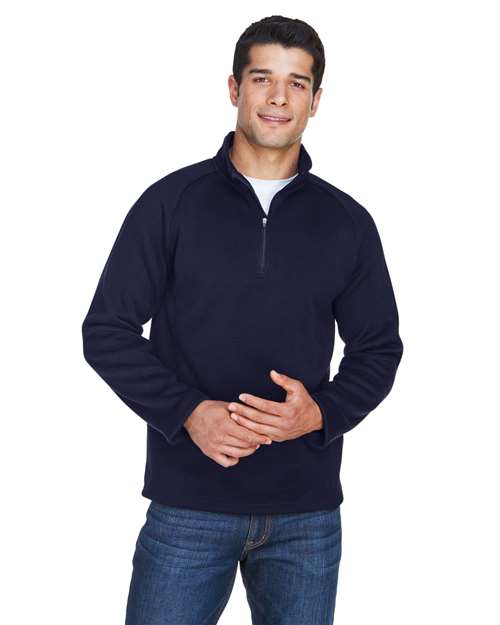 Devon & Jones Unisex Bristol Sweater Fleece Quarter-Zip Pullover