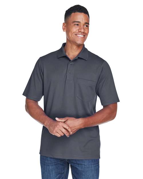 CORE365 Men's Origin Performance Piqué Polo with Pocket