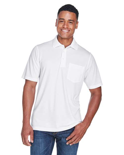 CORE365 Men's Origin Performance Piqué Polo with Pocket