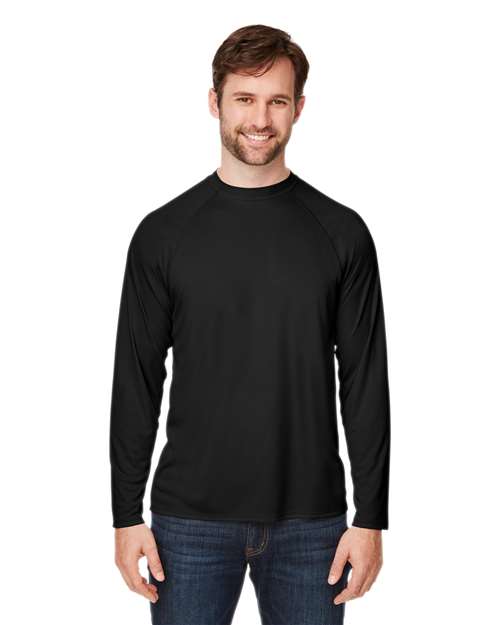 CORE365 Unisex Ultra UVP™ Marina Raglan Long Sleeve T-Shirt