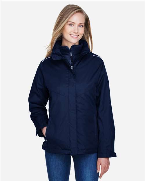 CORE365 Women's 3-in-1 Jacket with Fleece Liner