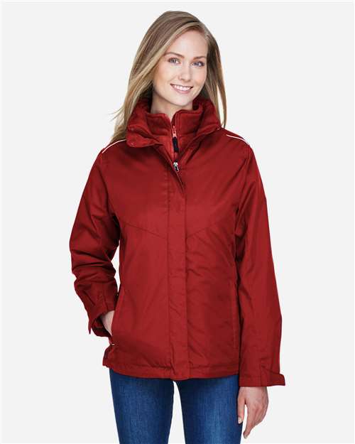 CORE365 Women's 3-in-1 Jacket with Fleece Liner