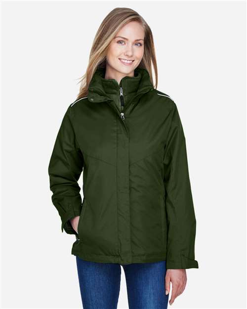 CORE365 Women's 3-in-1 Jacket with Fleece Liner