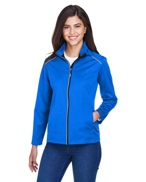 CORE365 Women's Techno Lite Three-Layer Knit Tech-Shell