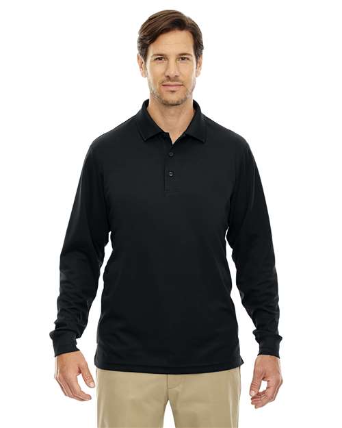 CORE365 Men's Tall Pinnacle Performance Long Sleeve Piqué Polo