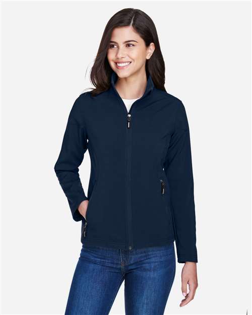 CORE365 Women's Cruise Two-Layer Fleece Bonded Soft Shell Jacket