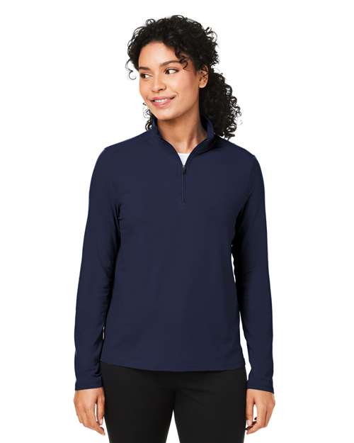 Devon & Jones Women's Raleigh Stretch Quarter-Zip Pullover