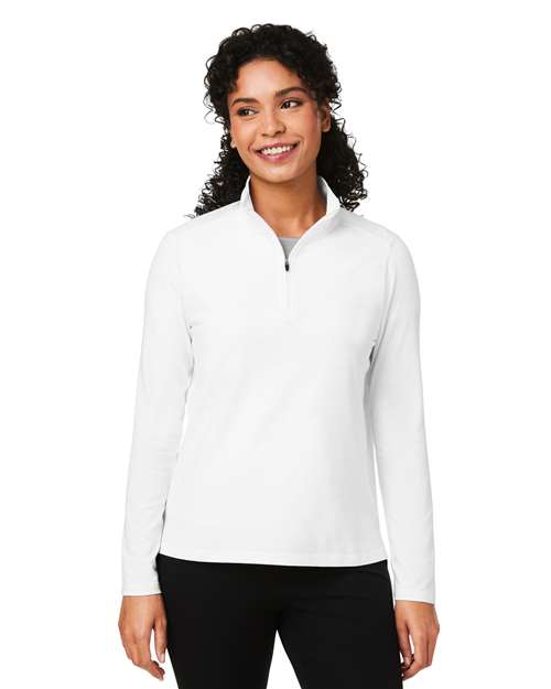 Devon & Jones Women's Raleigh Stretch Quarter-Zip Pullover