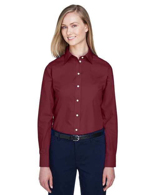 Devon & Jones Women's Crown Collection® Broadcloth Woven Dress Shirt