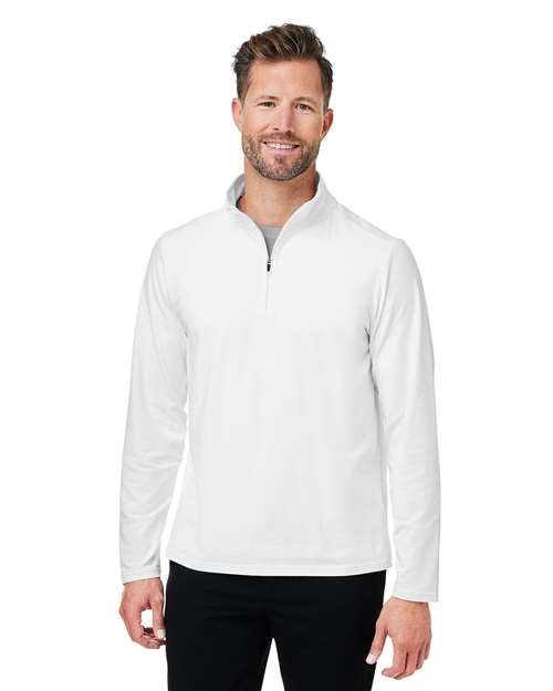 Devon & Jones Men's Raleigh Stretch Quarter-Zip Pullover
