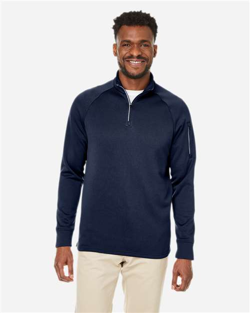 CORE365 Unisex Fusion ChromaSoft™ Fleece Quarter-Zip Pullover