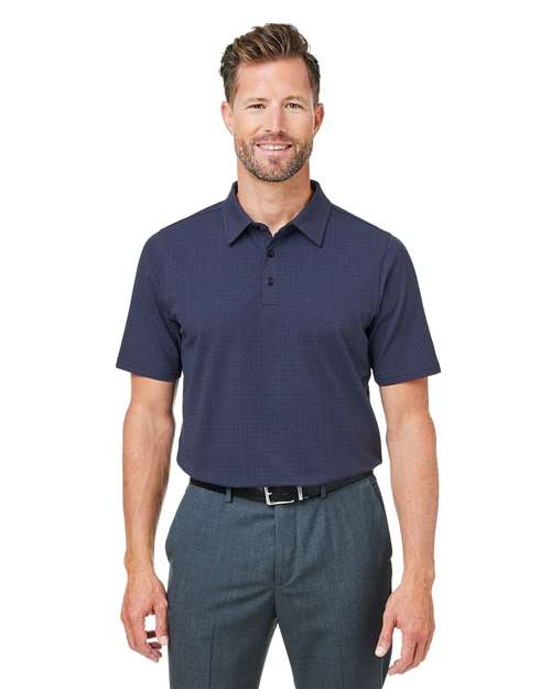 Devon & Jones Men's Crownlux Performance® Geo Polo