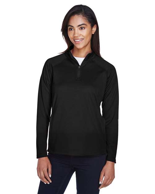 Devon & Jones Women's Stretch Tech-Shell® Compass Quarter-Zip Pullover