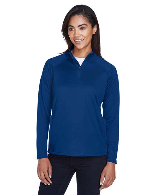 Devon & Jones Women's Stretch Tech-Shell® Compass Quarter-Zip Pullover