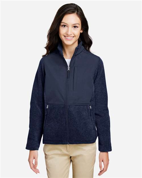CORE365 Women's Journey Summit Hybrid Full-Zip