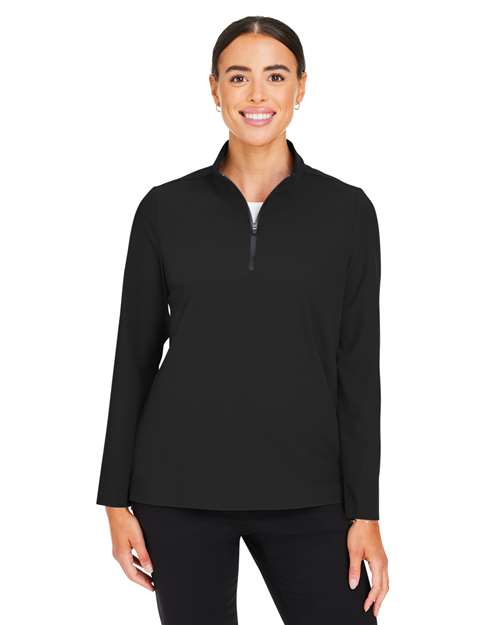 Devon & Jones Women's CrownLux Performance® Windsor Welded Quarter-Zip Pullover