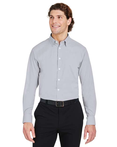 Devon & Jones Men's CrownLux Performance® Microstripe Dress Shirt