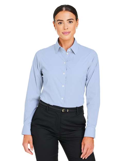 Devon & Jones Women's CrownLux Performance® Microstripe Dress Shirt