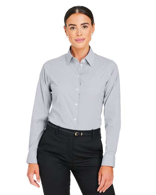 Devon & Jones Women's CrownLux Performance® Microstripe Dress Shirt
