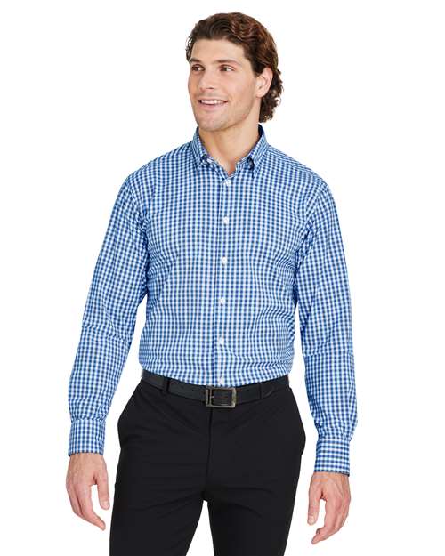 Devon & Jones Men's CrownLux Performance® Gingham Dress Shirt