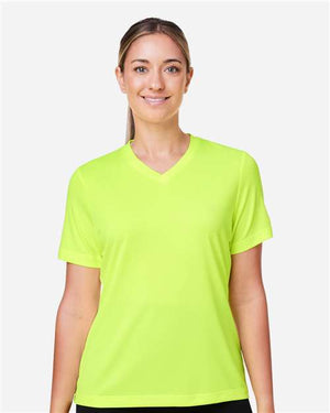 Team 365 Women's Zone Performance Mesh T-Shirt - Safety Yellow