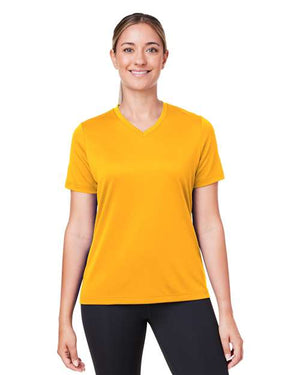 Team 365 Women's Zone Performance Mesh T-Shirt - Sport Athletic Gold