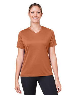 Team 365 Women's Zone Performance Mesh T-Shirt - Sport Burnt Orange