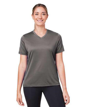 Team 365 Women's Zone Performance Mesh T-Shirt - Sport Graphite
