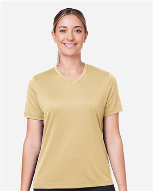 Team 365 Women's Zone Performance Mesh T-Shirt - Sport Vegas Gold