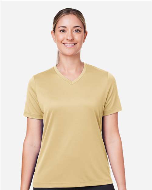Team 365 Women's Zone Performance Mesh T-Shirt - Sport Vegas Gold