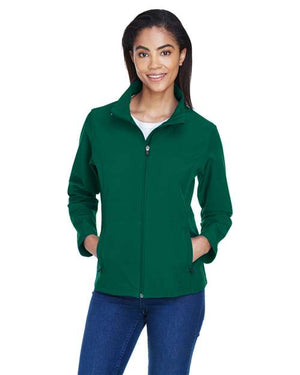Team 365 Women's Leader Soft Shell Jacket - Sport Forest