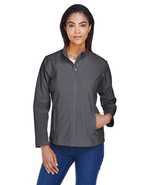 Team 365 Women's Leader Soft Shell Jacket - Sport Graphite