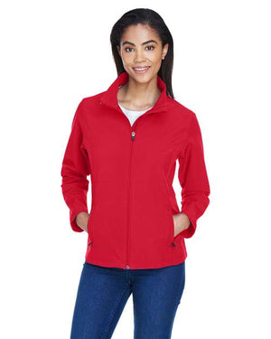 Team 365 Women's Leader Soft Shell Jacket - Sport Red