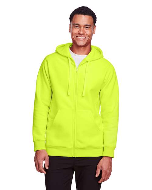 Team 365 Unisex Zone HydroSport™ Heavyweight Full-Zip Hooded Sweatshirt