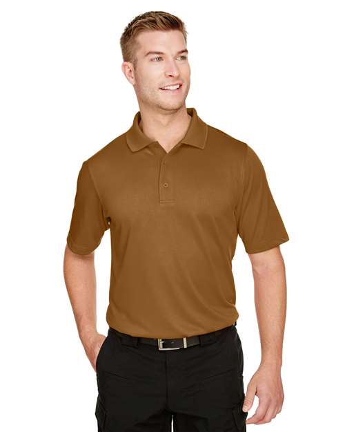 Harriton Men's Advantage Snag Protection Plus Polo - Black