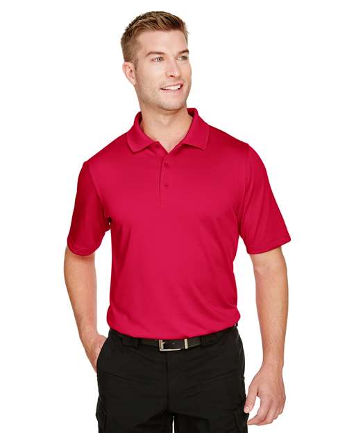 Harriton Men's Advantage Snag Protection Plus Polo - Black