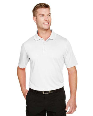 Harriton Men's Advantage Snag Protection Plus Polo - White