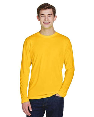 Team 365 Men's Zone Performance Long Sleeve T-Shirt - Sport Athletic Gold