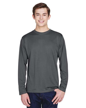 Team 365 Men's Zone Performance Long Sleeve T-Shirt - Sport Graphite
