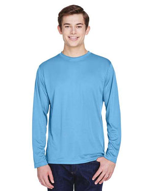 Team 365 Men's Zone Performance Long Sleeve T-Shirt - Sport Light Blue