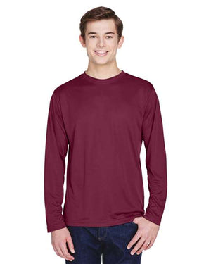 Team 365 Men's Zone Performance Long Sleeve T-Shirt - Sport Maroon