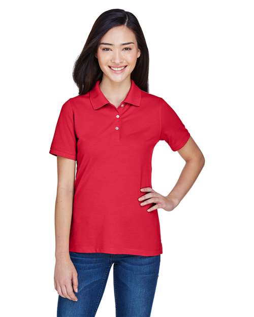 Harriton Women's Easy Blend Polo