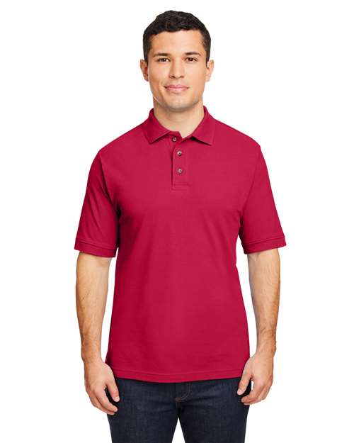 Harriton Men's Pique Polo