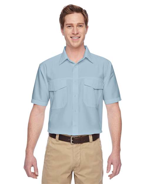 Harriton Men's Key West Short Sleeve Performance Staff Shirt