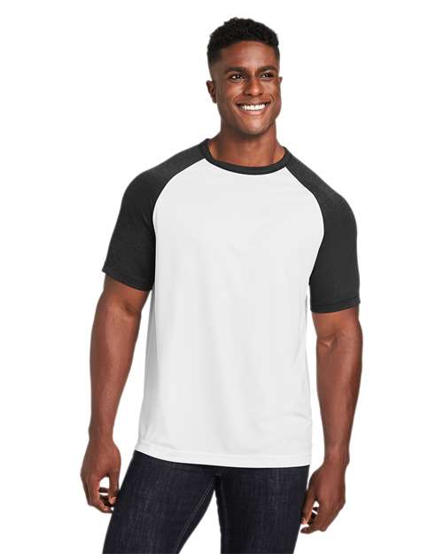 Team 365 Unisex Zone Colorblock Raglan T-Shirt