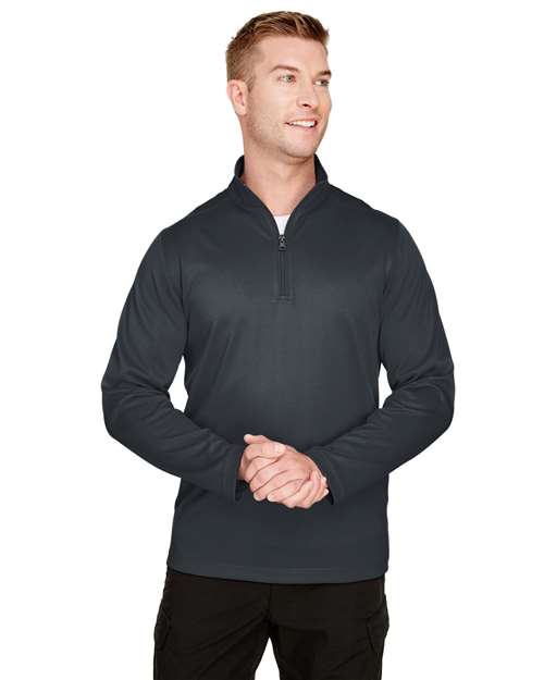 Harriton Men's Advantage Snag Protection Plus Quarter-Zip Pullover