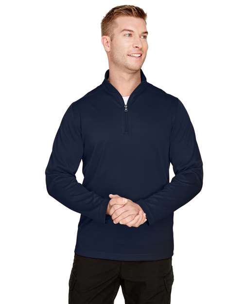 Harriton Men's Advantage Snag Protection Plus Quarter-Zip Pullover