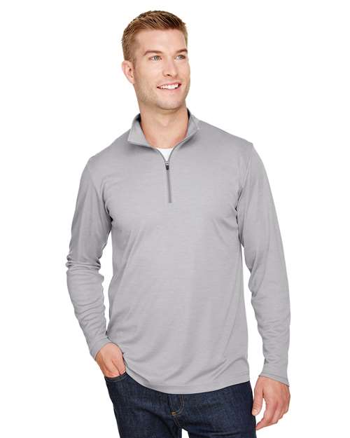 Team 365 Men's Zone Sonic Heather Performance Quarter-Zip Pullover
